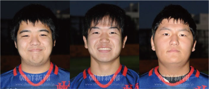 （左から）李知龍さん、林英聖さん、慎昌徳さん（写真：朝鮮新報・電子版より）
